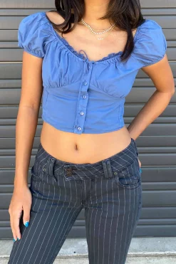 Babydoll Peasant Top