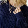 Basic Cable Knit Sweater