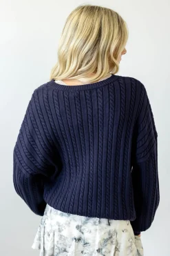Basic Cable Knit Sweater