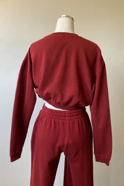 Basic Crop Sweatshirt