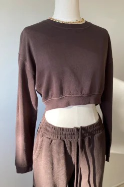 Basic Crop Sweatshirt