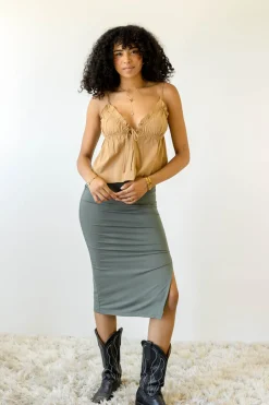 Basic Midi Skirt