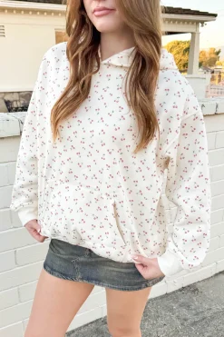 Cherry Print Sweatshirt
