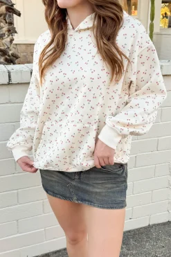 Cherry Print Sweatshirt