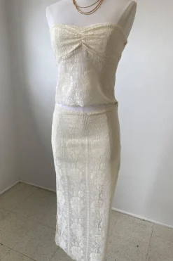 Crochet Lace Tube Top
