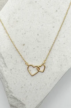 Dainty Heart Link Necklace