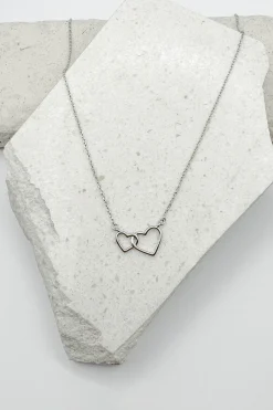 Dainty Heart Link Necklace