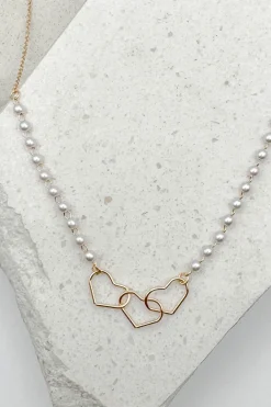 Dainty Heart Link Necklace
