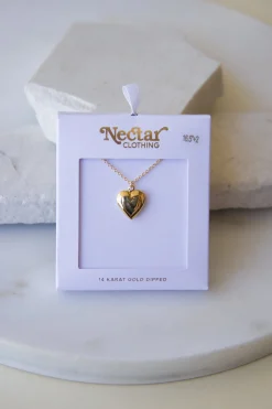 Dainty Heart Shaped Locket Necklace