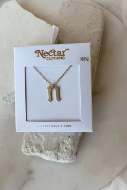 Dainty Letter Pendant Necklace