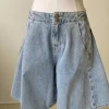 Denim Bermuda Shorts by For Good