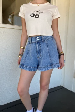 Denim Shorts by For Good