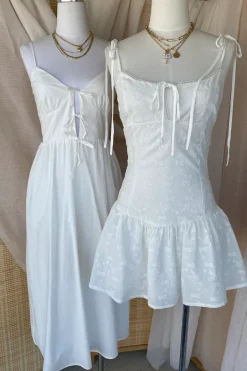 Embroidered Cami Mini Dress