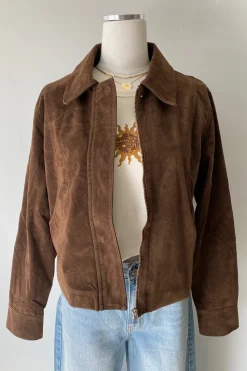 Faux Suede Jacket