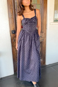 Floral Corset Maxi Dress