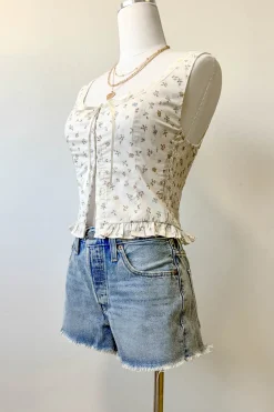 Floral Corset Top