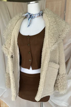 Fur Lined Sherpa Jacket