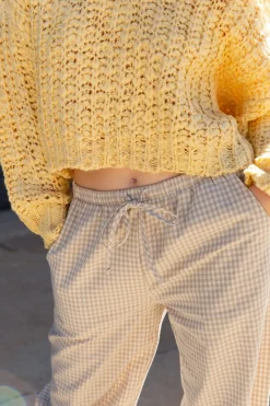 Gingham Pants