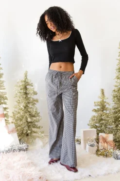 Gingham Pants