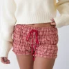 Gingham Ruffled Bloomer Shorts