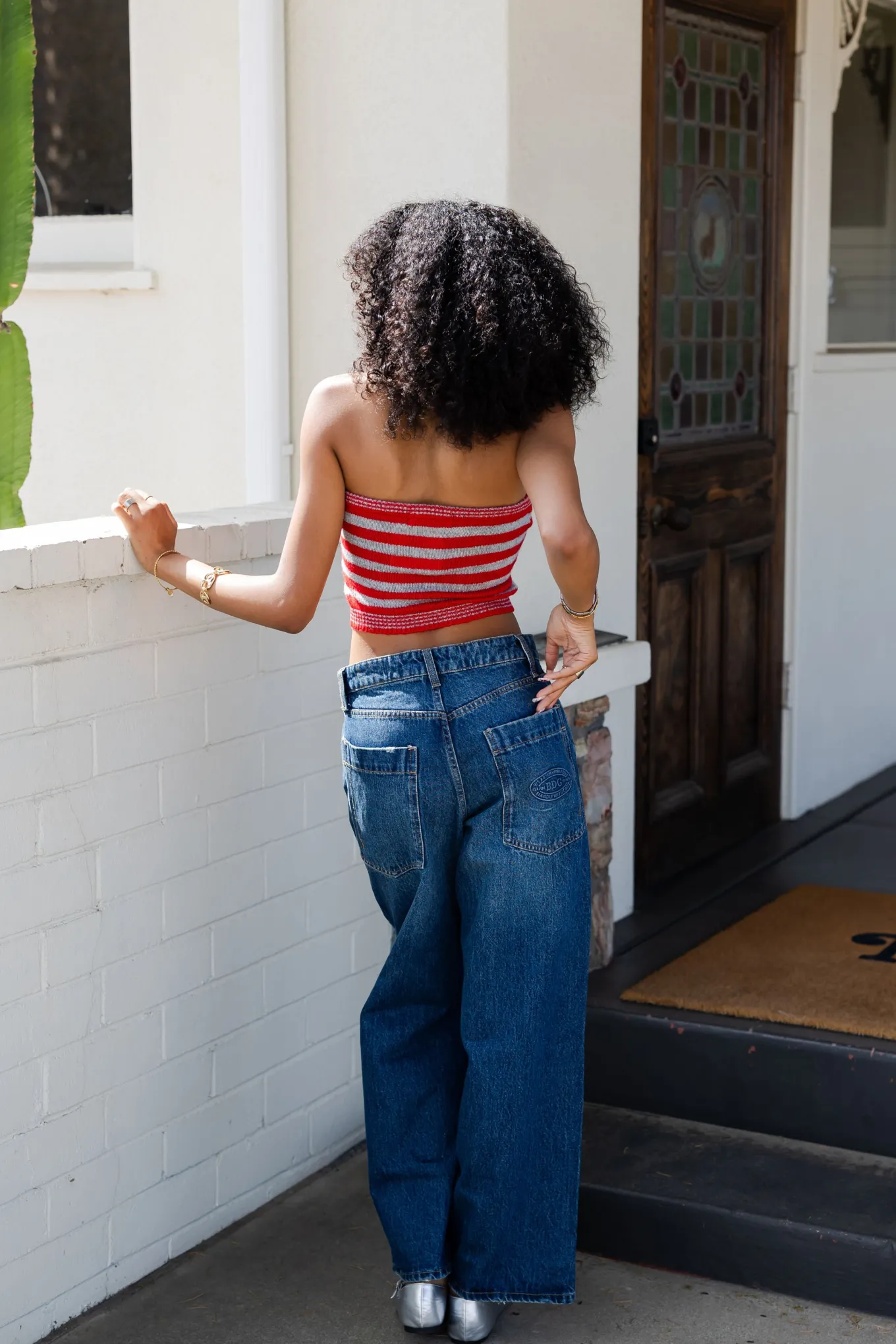 Jaya Vintage Denim Wide Leg Jeans by BDG