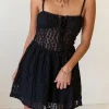 Lace Corset Mini Dress