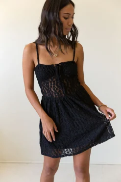 Lace Corset Mini Dress
