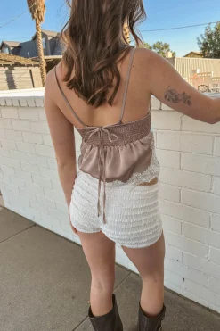 Lace Trim Cami Top
