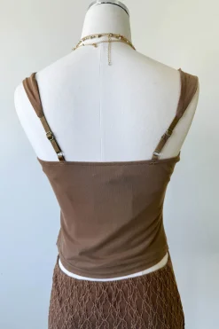 Lace Trim Cami Top