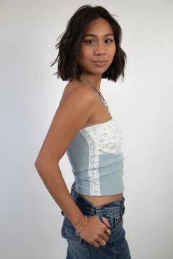 Lacey Pointelle Tube Top