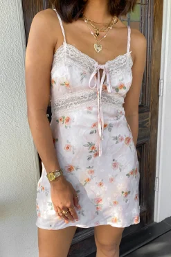 Lacey Satin Mini Dress