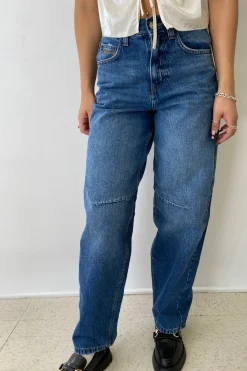 Logan Dallas Cinch Back Boyfriend Jeans by BDG