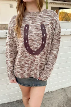Lucky Horseshoe Sweater