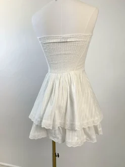 Mini Ruffled Strapless Dress