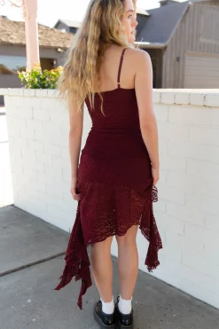Mixed Media Midi Dress