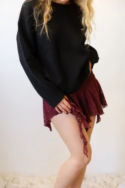 Mixed Media Mini Skort