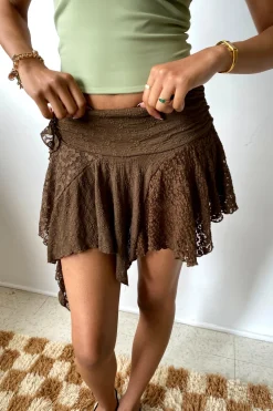 Mixed Media Mini Skort