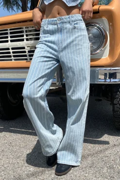 Nectar Premium Denim: Striped Baggy Jeans