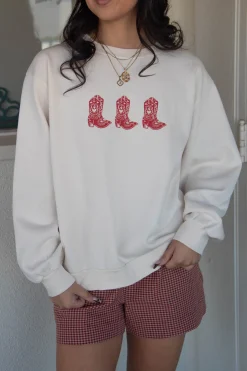 Oversized Crew Graphic Sweatshirt