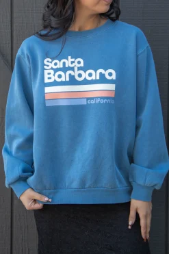 Oversized Crew Graphic Sweatshirt