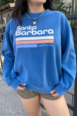 Oversized Crew Graphic Sweatshirt