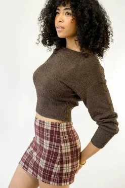 Plaid Mini Skort
