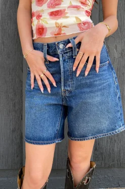 Pleased To Meet You 501 Orignal Mom Shorts by Levi's