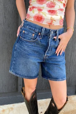 Pleased To Meet You 501 Orignal Mom Shorts by Levi's