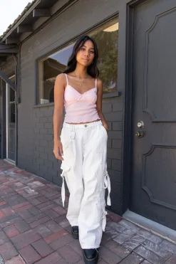 Pointelle Cami Top