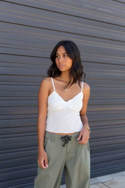 Pointelle Cami Top