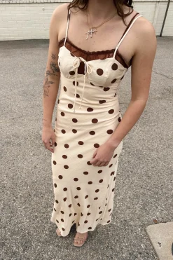 Polka Dot Maxi Dress