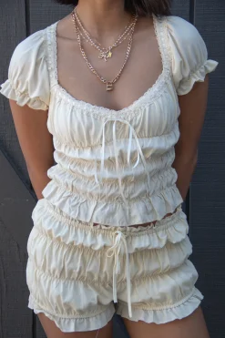 Ruched Bloomer Shorts