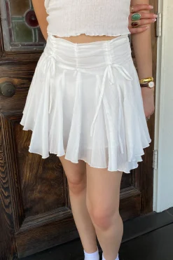 Ruffle Mini Skirt by For Good