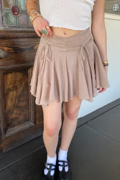 Ruffle Mini Skirt by For Good